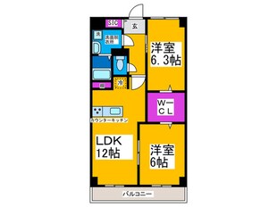 グランドソレ－ユ深井の物件間取画像